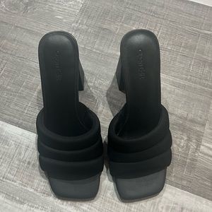 Open Edit Black Heels Women’s